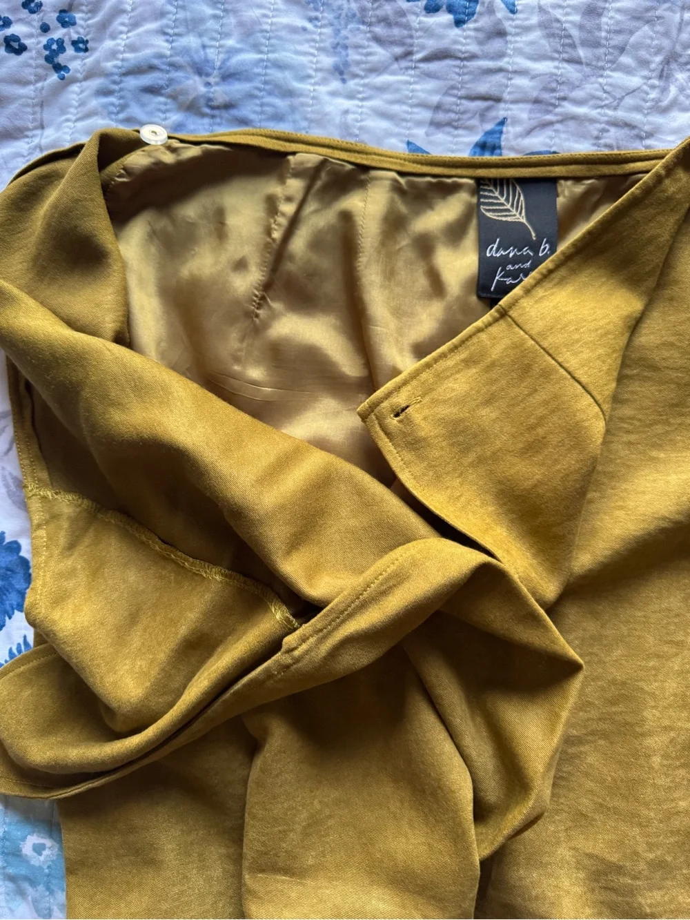 Dana b and Karen olive green  Midir Skirt